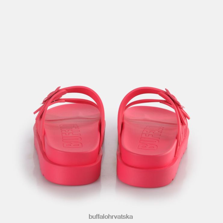 žarko ružičasta Buffalo eve sol platform slide vegan |slajdova TDD6T132